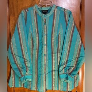 Lane Bryant 18/20 With Gold Metallic Highlights